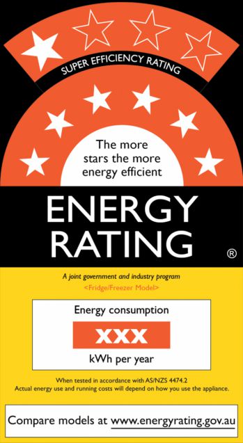 energy rating star